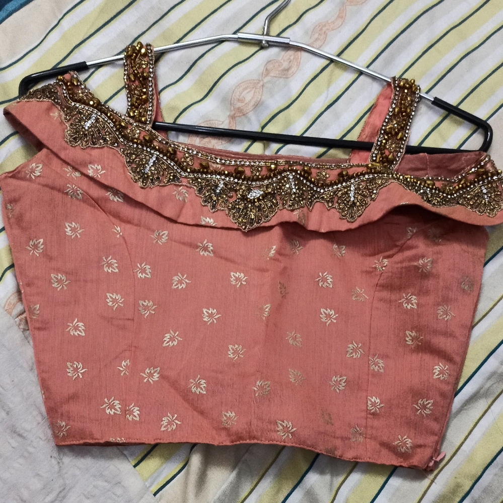 🎁Peach lehanga 12-14 years girls - Picture 2 of 7